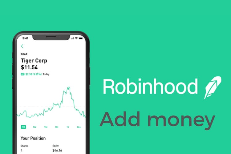 How to add money to Robinhood without bank account